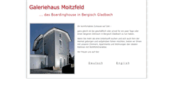 Desktop Screenshot of galeriehaus-moitzfeld.de
