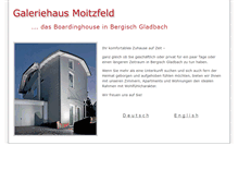 Tablet Screenshot of galeriehaus-moitzfeld.de